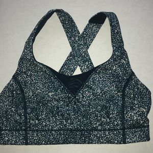 Pre Owned Lululemon Padded Free Sport Bra Size 8